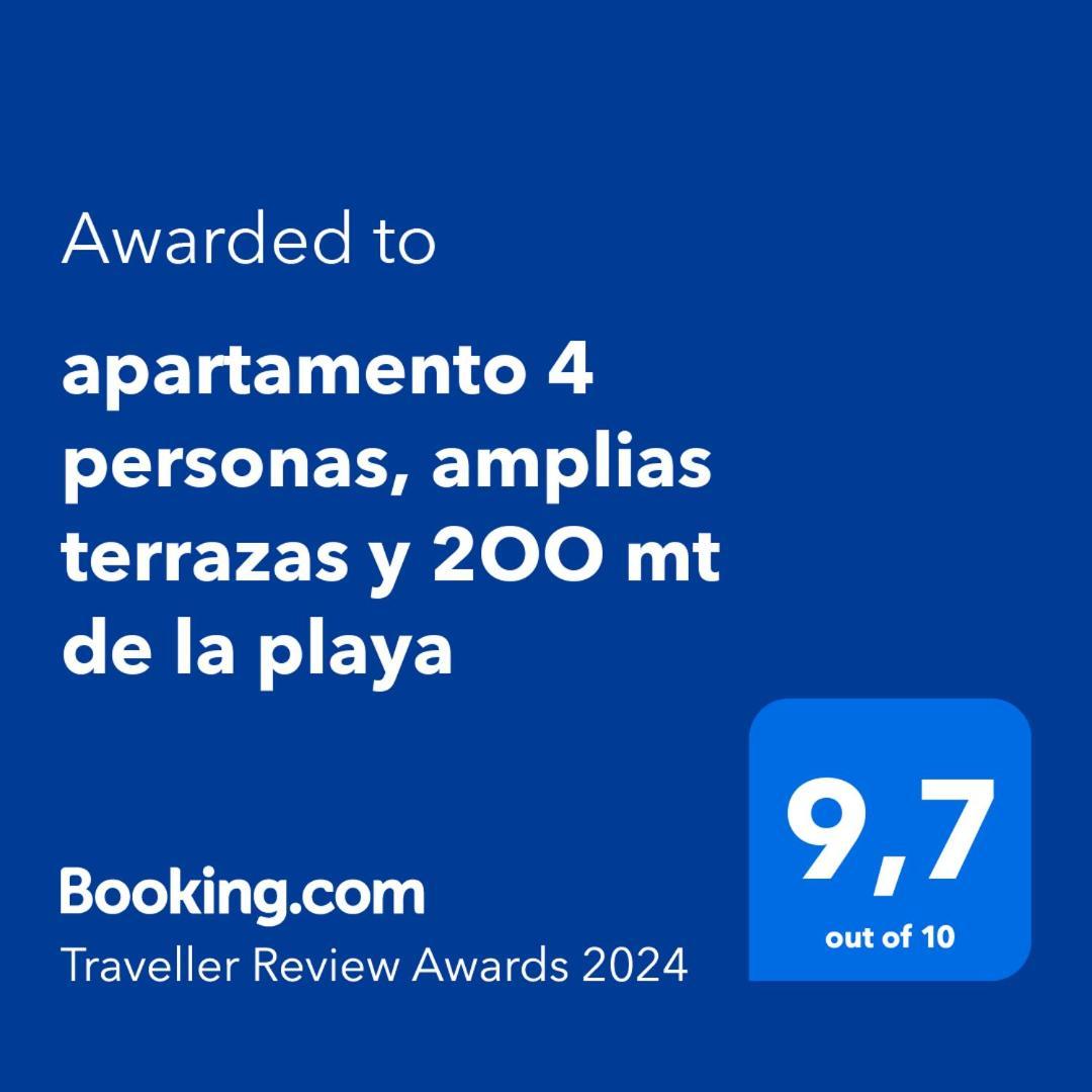 Apartamento 4 Personas, Amplias Terrazas Y 2Oo Mt De La Playa Denia Dış mekan fotoğraf